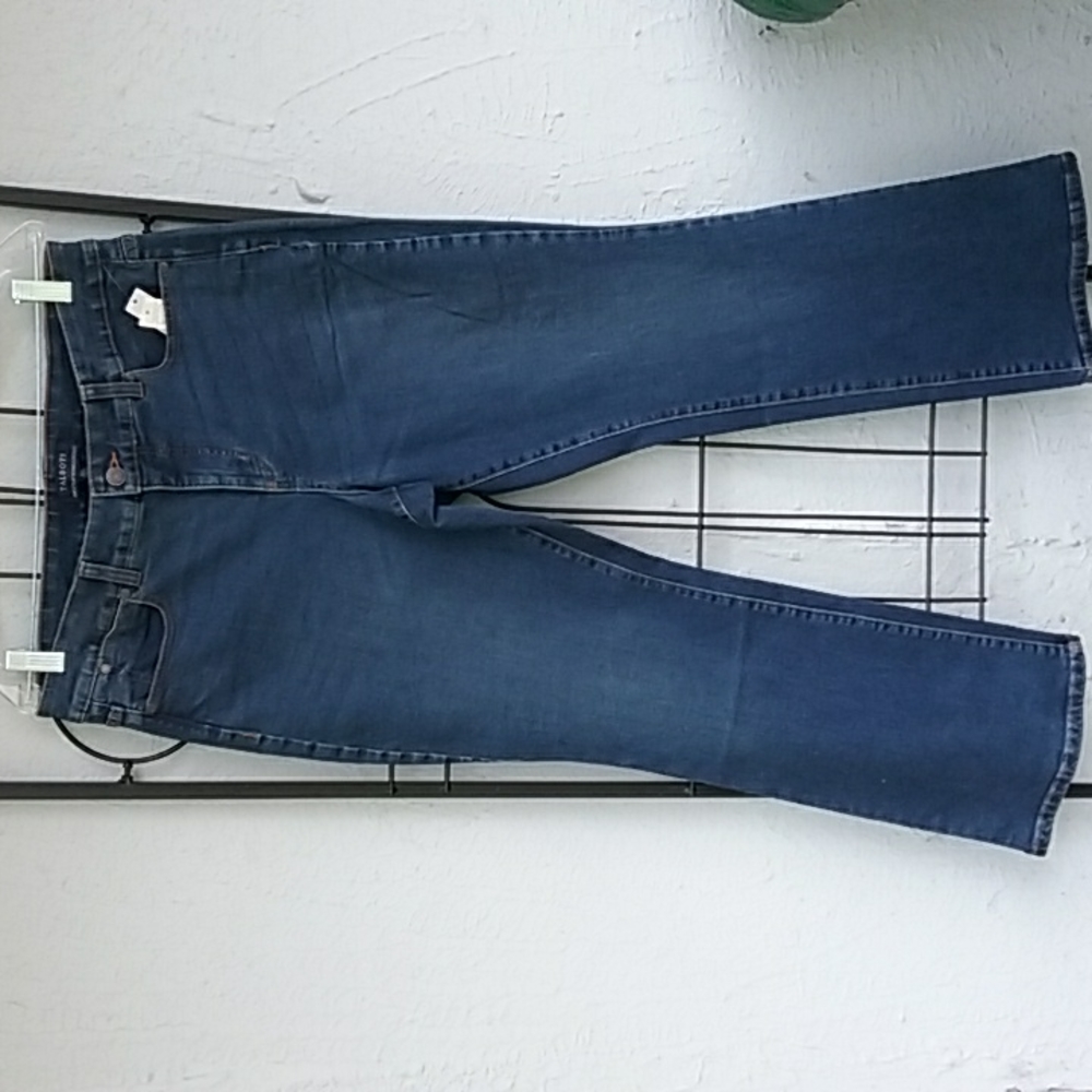 Talbots women's denim jeans size 12P curvy - Picture 2 of 7